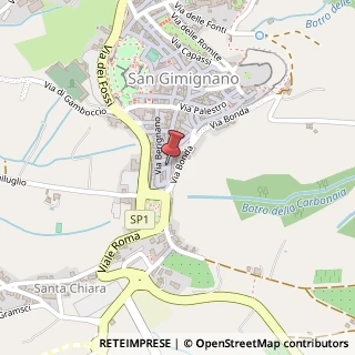 Mappa Via San Giovanni, 100, 53037 San Gimignano, Siena (Toscana)