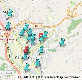 Mappa Via Giovan Battista Rigucci, 06012 Città di Castello PG, Italia (0.97647)