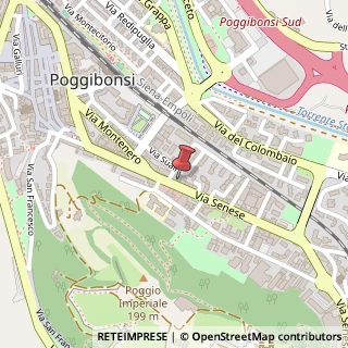 Mappa Via Senese, 101, 53036 Poggibonsi, Siena (Toscana)
