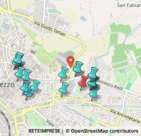Mappa Via Francesco Gamurrini, 52100 Arezzo AR, Italia (0.539)