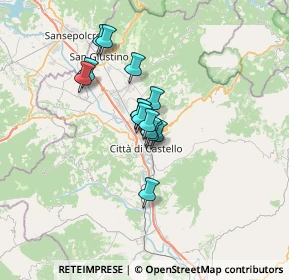 Mappa Via Carlo Pisacane, 06012 Città di Castello PG, Italia (4.48143)