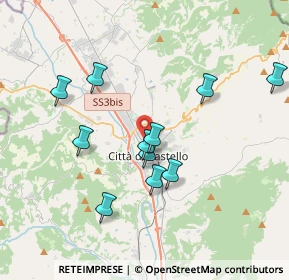 Mappa Via Carlo Pisacane, 06012 Città di Castello PG, Italia (3.57727)