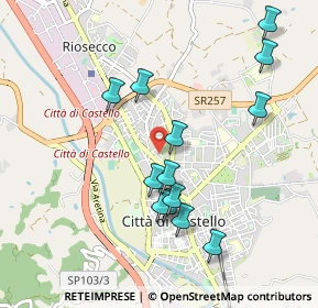 Mappa Via Carlo Pisacane, 06012 Città di Castello PG, Italia (0.98154)