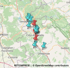 Mappa Via Carlo Pisacane, 06012 Città di Castello PG, Italia (7.7575)