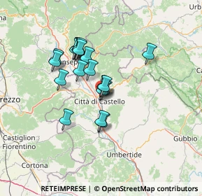 Mappa Viale Stelvio, 06012 Città di Castello PG, Italia (11.0645)