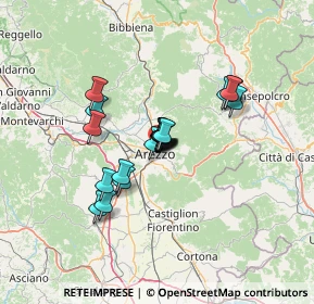 Mappa Via di Seteria, 52100 Arezzo AR, Italia (9.537)