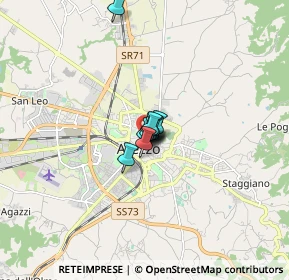 Mappa Via Cavour, 52100 Arezzo AR, Italia (0.59091)
