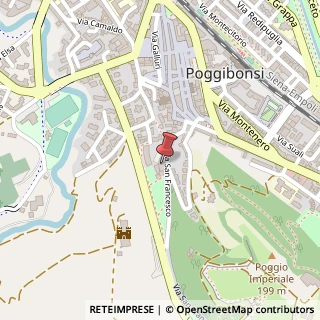 Mappa Via Fortezza Medicea, 9, 53036 Poggibonsi, Siena (Toscana)