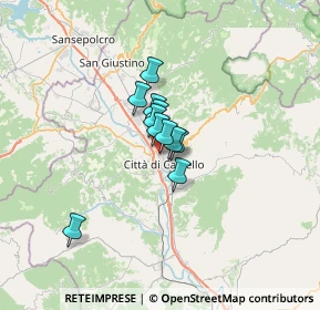 Mappa Viale Angelo Zampini, 06012 Città di Castello PG, Italia (3.53727)