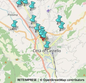 Mappa Viale Angelo Zampini, 06012 Città di Castello PG, Italia (2.22286)