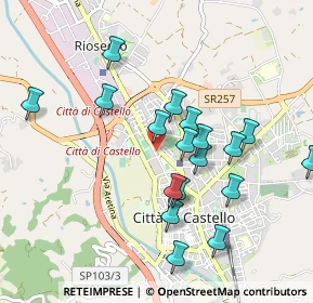 Mappa Viale Bruno Buozzi, 06012 Città di Castello PG, Italia (0.94)