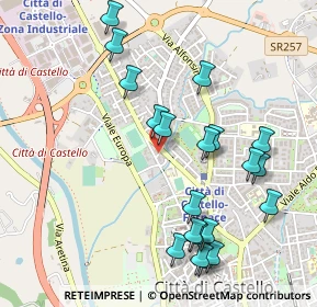 Mappa Viale Bruno Buozzi, 06012 Città di Castello PG, Italia (0.569)
