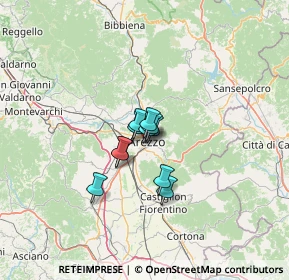 Mappa Via Baldaccio D'Anghari, 52100 Arezzo AR, Italia (6.59636)