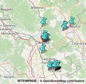 Mappa Via Baldaccio D'Anghari, 52100 Arezzo AR, Italia (15.4125)