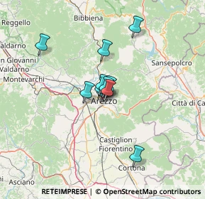 Mappa Via Baldaccio D'Anghari, 52100 Arezzo AR, Italia (8.40273)