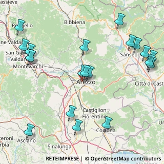 Mappa Via Pisacane, 52100 Arezzo AR, Italia (22.245)