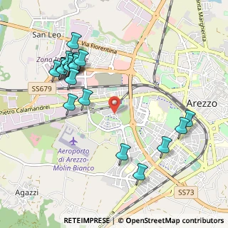 Mappa Via Pisacane, 52100 Arezzo AR, Italia (1.176)