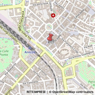 Mappa Via Giuseppe Verdi, 7, 52100 Arezzo, Arezzo (Toscana)