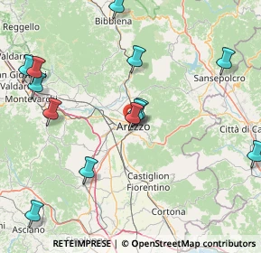 Mappa Arezzo, 52100 Giovi-Ponte , Italia (19.44308)