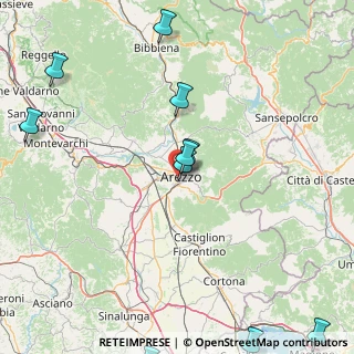 Mappa Arezzo, 52100 Giovi-Ponte , Italia (38.907)
