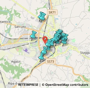 Mappa Arezzo, 52100 Giovi-Ponte , Italia (1.19)