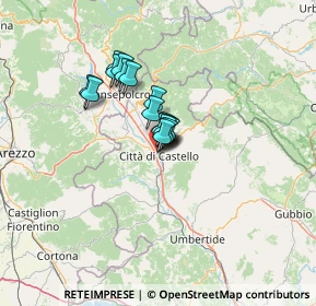 Mappa Via XI Settembre, 06012 Città di Castello PG, Italia (7.955)