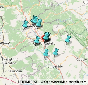 Mappa Via del Pozzo, 06012 Città di Castello PG, Italia (7.872)