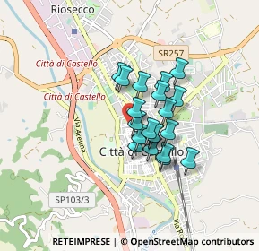 Mappa Via XI Settembre, 06012 Città di Castello PG, Italia (0.5695)