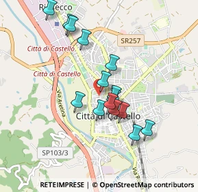 Mappa Via XI Settembre, 06012 Città di Castello PG, Italia (0.80467)