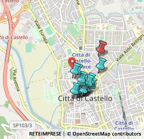 Mappa Via XI Settembre, 06012 Città di Castello PG, Italia (0.362)
