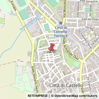 Mappa Piazza Servi di Maria, 1, 06012 Città di Castello, Perugia (Umbria)