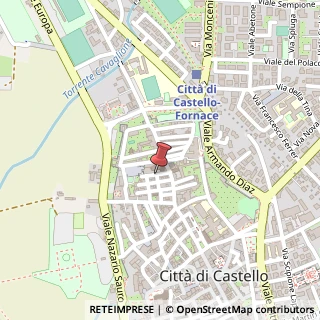 Mappa Via del Gonfaloniere, 45, 06012 Città di Castello, Perugia (Umbria)