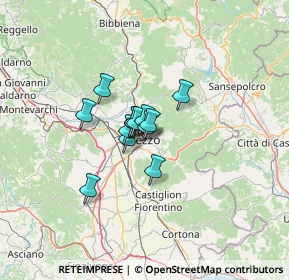 Mappa Via delle Gagliarde, 52100 Arezzo AR, Italia (6.82462)