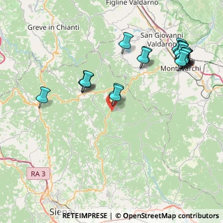 Mappa 53013 Gaiole In Chianti SI, Italia (9.8485)