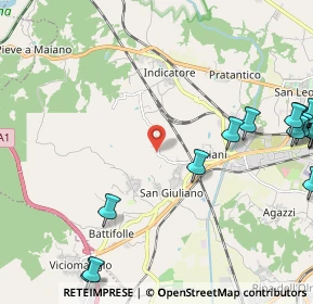 Mappa Località le Poggiola, 52100 Arezzo AR, Italia (3.4615)