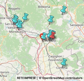 Mappa Località le Poggiola, 52100 Arezzo AR, Italia (14.028)