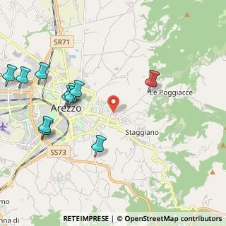 Mappa Via Angelo Recapito, 52100 Arezzo AR, Italia (2.52545)