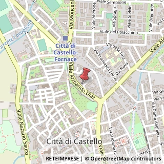 Mappa Piazza Che Guevara, 9, 06012 Città di Castello, Perugia (Umbria)
