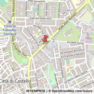 Mappa Viale Raffaele de Cesare, 29, 06012 Città di Castello, Perugia (Umbria)