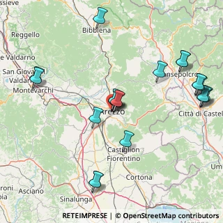 Mappa Via Spinello, 52100 Arezzo AR, Italia (19.4675)