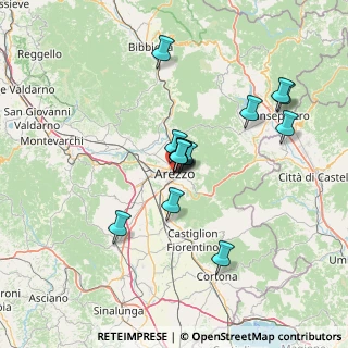 Mappa Via Spinello, 52100 Arezzo AR, Italia (11.81143)