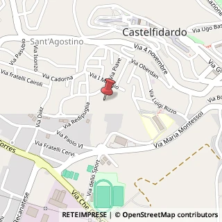 Mappa Via Piave, 61, 60022 Castelfidardo, Ancona (Marche)