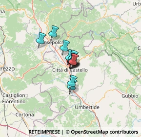 Mappa Viale Raffaele de Cesare, 06012 Città di Castello PG, Italia (5.5025)