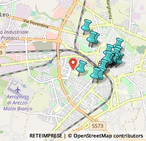 Mappa Ospedale S. Donato, 52100 Arezzo AR, Italia (0.8995)