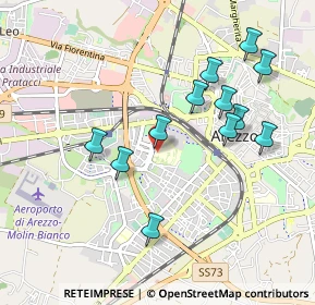 Mappa Ospedale S. Donato, 52100 Arezzo AR, Italia (0.965)