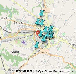 Mappa Ospedale S. Donato, 52100 Arezzo AR, Italia (1.05714)