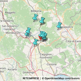 Mappa Via Pietro Nenni, 52100 Arezzo AR, Italia (8.72667)