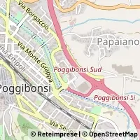 Map Poggibonsi