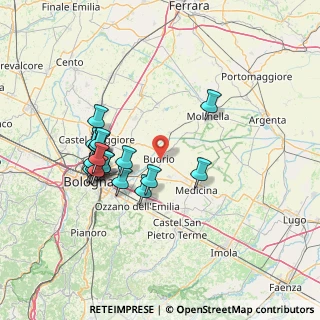 Mappa Piazza 8 Marzo, 40054 Budrio BO, Italia (13.65611)