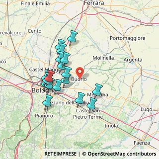 Mappa Piazza 8 Marzo, 40054 Budrio BO, Italia (13.17556)